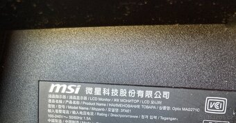 Herní Monitor MSI Optix MAG271C - 69 cm - prohnutý - 4
