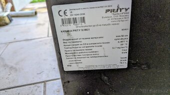 Kamna s teplovodním výměníkem PRITY S3W21 - 4