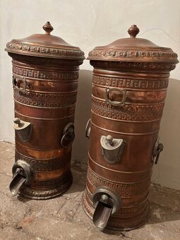 Měděné starožitné nádoby z koloniálu - 4