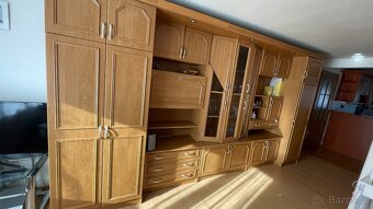 Obývací dřevěná stěna - prodám - 4