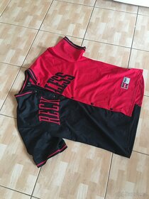 Košile Reckless, černo-červená, velikost L, pánská - 4