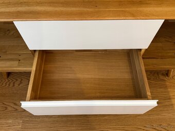 Dubová TV komoda Ena 180 x 42 cm - 4