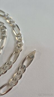 Masivní pánský stříbrný řetěz 33,05 g - 4