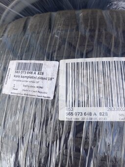 Š.Kodiaq, Kodiaq 2/VW Tiguan -NOVÁ zimní Alu sada -235/55R18 - 4