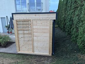 Moderní venkovní sauna - 4