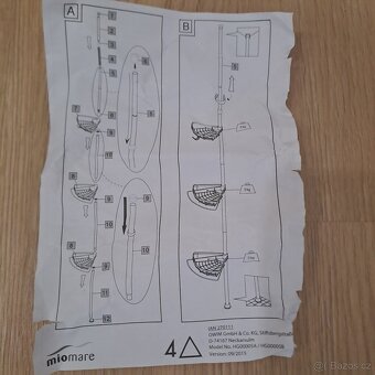 Teleskopický koupelnový držák - nový - 4