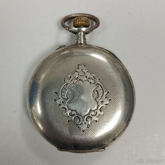 Stříbrné kapesní hodinky HELLOS - 4