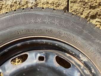 Plechové disky a zimní pneumatiky Barum Polaris 165/70 R - 4