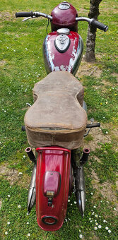 Jawa 350/354 1955, první kývačka, půlbuben - 4