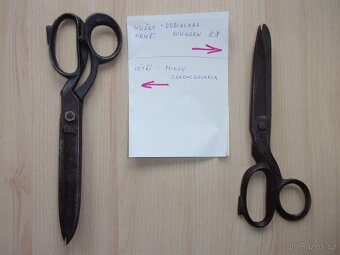 2x HISTORICKÉ KREJČOVSKÉ NŮŽKY - MIKOV a SOLINGEN - 4