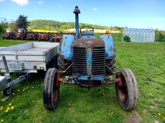 Zetor super 35, platné doklady, řemenice, veterán - 4