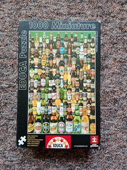 Puzzle (pivo, auta/Cars, sovy, zvířata) klasické, 3D efekt - 4