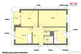 Prodej bytu 3+1, 66 m², Sokolov, ul. Spartakiádní - 4