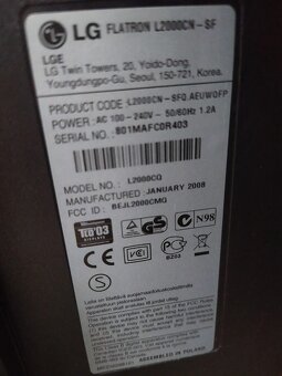 LG FLATRON L2000CN monitor - 4