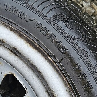 Zimní kola Škoda 165/70/13, 4.5Jx13 ET38 č. AD18 - 4