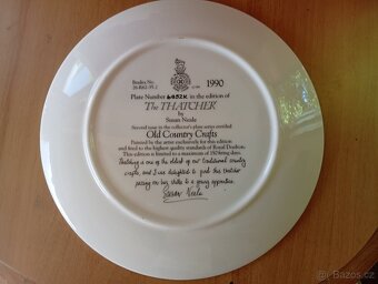 ROYAL DOULTON - DOWN ON THE FARM sběratelské talíře z Anglie - 4