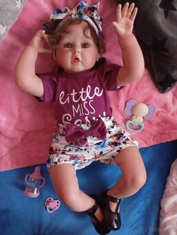 Realistická Reborn panenka batole 65 cm - 4