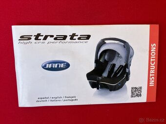 Dětská autosedačka (vajíčko) Jané Strata 0-13 kg + vložka - 4