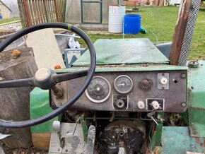 Traktor domácí výroby+vlečka+pluh+motor - 4