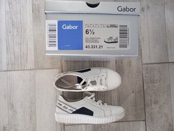 Dámské boty sneakers Gabor, vel. 40 / 6,5, kůže - 4