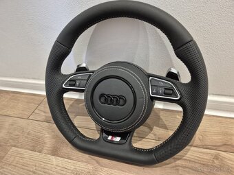 VOLANT AUDI KOŽENÝ MULTIFUNKCNY + airbag + PADLA - 4