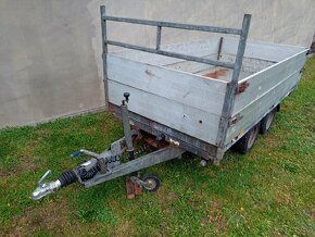 Třístranný sklápěcí vozík Haper 3500kg, 300x160 - 4