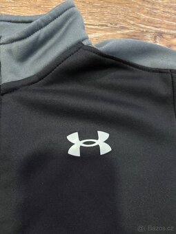 Chlapecká černá mikina na zip, vel. 122, Under Armour - 4