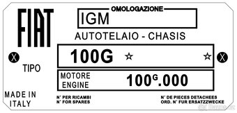 Štítky na Velorex, Fiat, Citroen, Lancia, Kia, Audi - 4