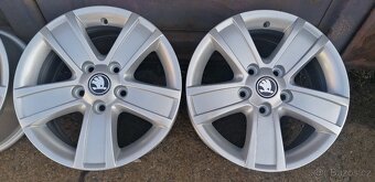 4ks Alu kola 5X112 , 15 ,Octavia 2 - TOP STAV - 4
