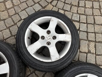 Alu kola Peugeot 4x108 letni pneu 195/55 r16 Leao - 4