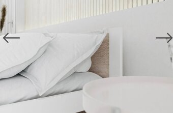Postel 160x200cm s lamelovým roštem - 4