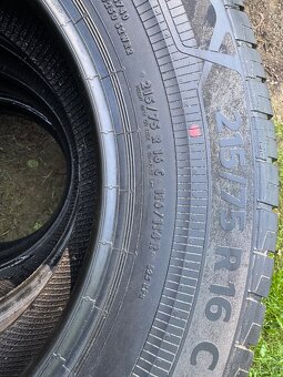 Letní Continental 215/75/16C 116/114R DOT45/22 7,5mm - 4