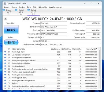 2,5" HDD Western Digital WD10JPCX 1TB - 4
