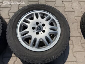 4x al kola 5x112 16 + pneu zimní 205/65 R16C - 4