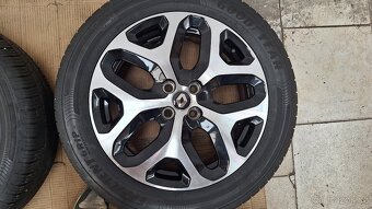Alu kola Renault 17" 4x100 letní pneu 205/55 R17 7mm Captur - 4