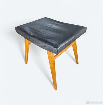 Retro koženková stolička - 4