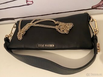 Kabelka černá, kůže , Steve Madden - 4