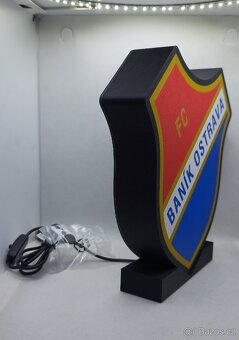 Prodám nové logo FC Baník Ostrava s podsvětlením - 4