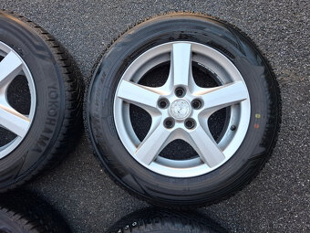 Alu kola 15" 5 x 112 ET 54, disk 6.5Jx15H2, ZIMNÍ PNEU - 4