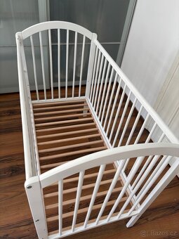 Dětská postýlka bíla dub - 120 x 60 cm - 4