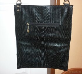 Černá kabelka / crossbody s krystalky Swarovski - 4