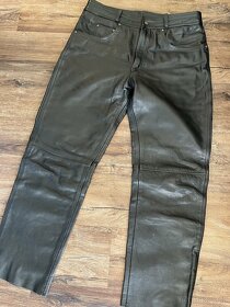 Moto kalhoty kožené pánské - 4