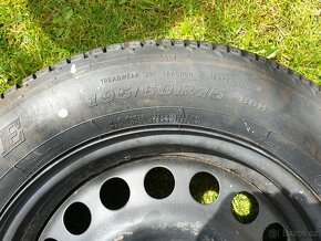 Ocelový disk 6J×15H2 ET49 plus letní pneu Dunlop - 4