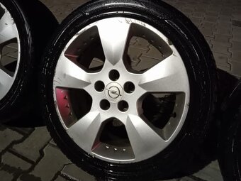 ALU Opel 5x110 R17 + pneu na dojetí - 4
