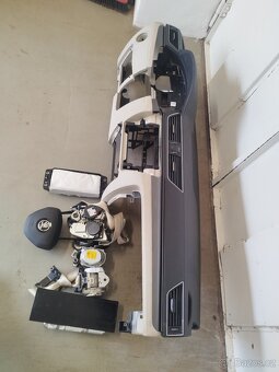 Airbagová sada Škoda Superb 3 béžový s originální deskou - 4