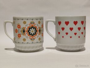 2x retro hrnek, starý sběratelský hrníček 150/ks, pošta 69.- - 4