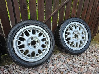 alu kola BBS R15 4x100 pneu 195/50 - 4