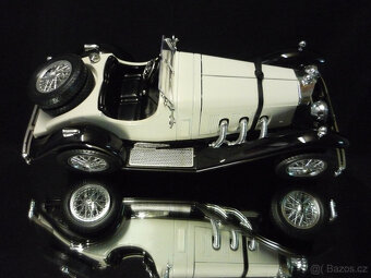 Mercedes Benz SSK bílý Bburago 1/18 - 4