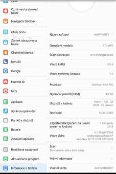 Tablet Huawei MediaPad M3 Hisilicon Kirin 950 - 4