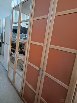 Skrin satni 4 dverova 60x200 výška 216 cm - 4